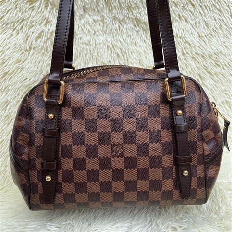 lv rivington|LOUIS VUITTON Damier Ebene Rivington PM .